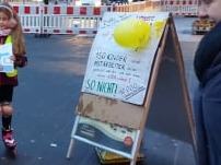 Aufsteller mit Anliegen